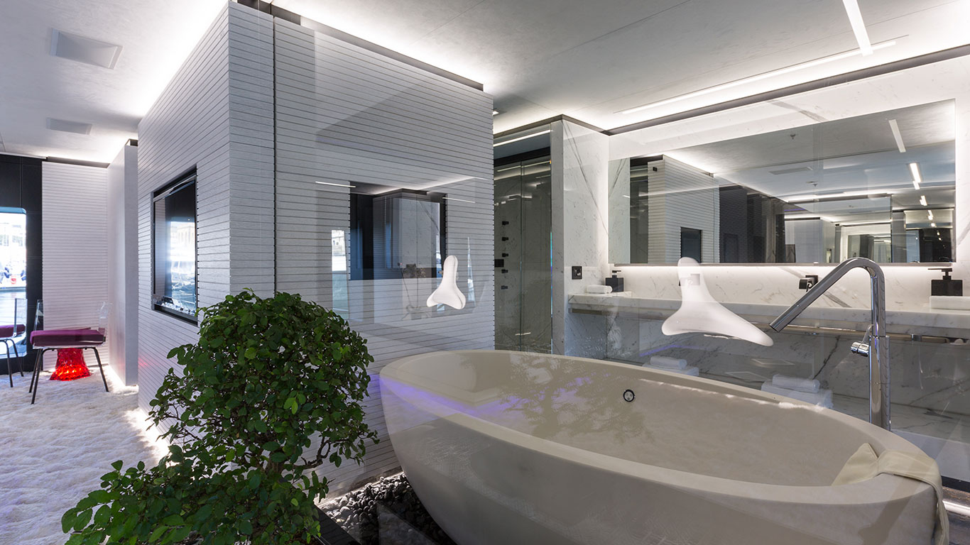 ensuite bathroom in the master suite