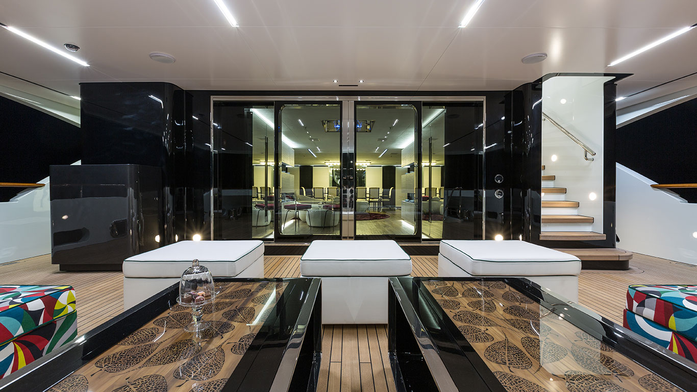 main aft deck relaxing area