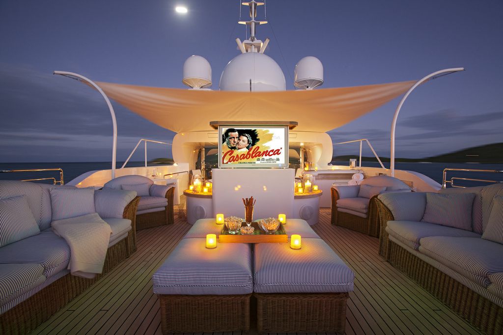 Cinema on deck